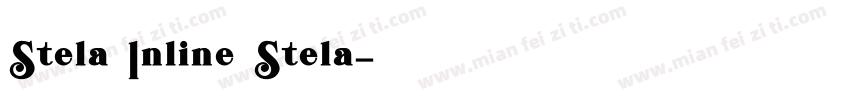 Stela Inline Stela字体转换
